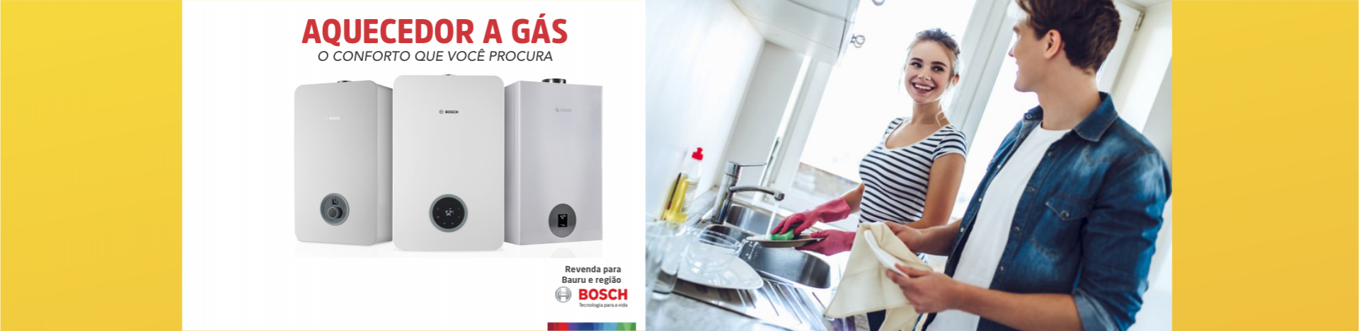 Aquecedor a gas Bosch 